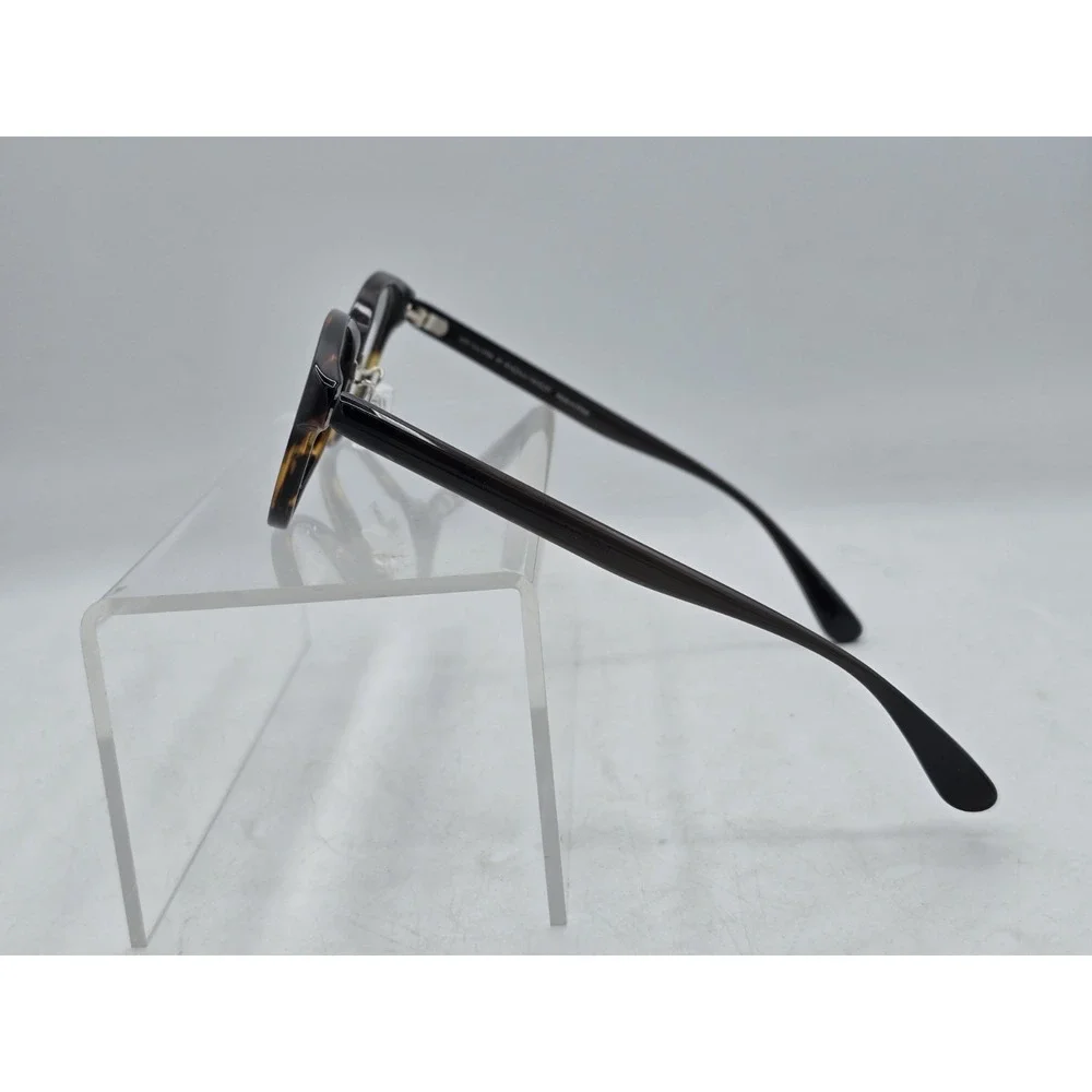 Jins Dark Tortoise Eyeglass Frames 49.4 - 16.6-140 - 37 ALCF16A278B89 SITS ASKEW